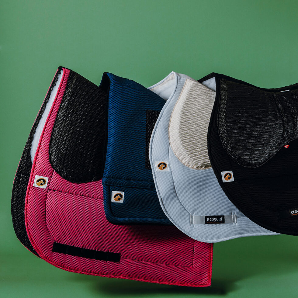 Saddle pad Calmatech Made for sensitive horse Ecogold