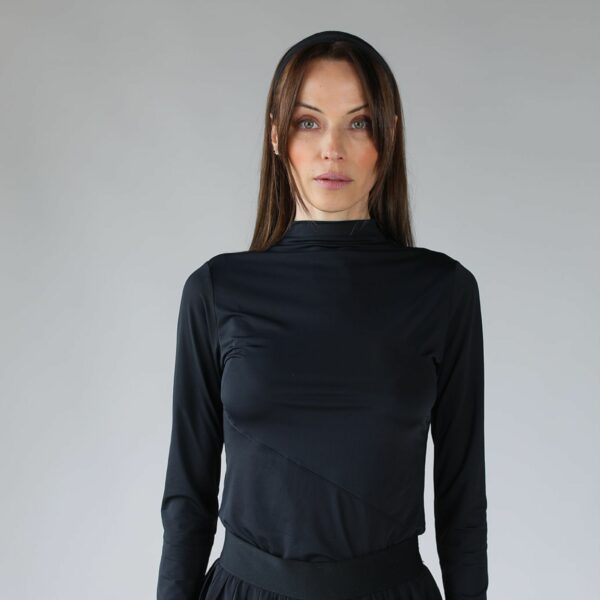 Ultra Breathable Mock Neck Long Sleeve Shirt - Image 5