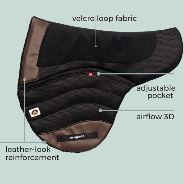 Calmatech Treeless Hybrid Saddle Pad - Image 2