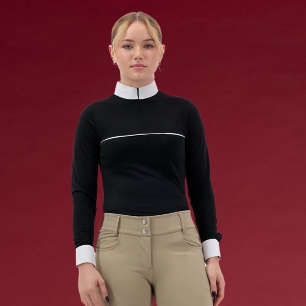 Ultra Breathable Monochromatic Long Sleeve Shirt - Image 2