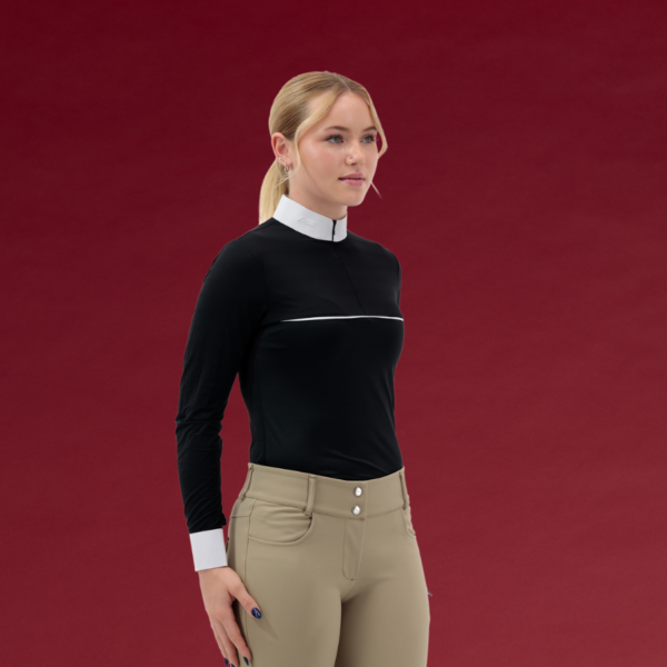Ultra Breathable Monochromatic Long Sleeve Shirt - Image 3