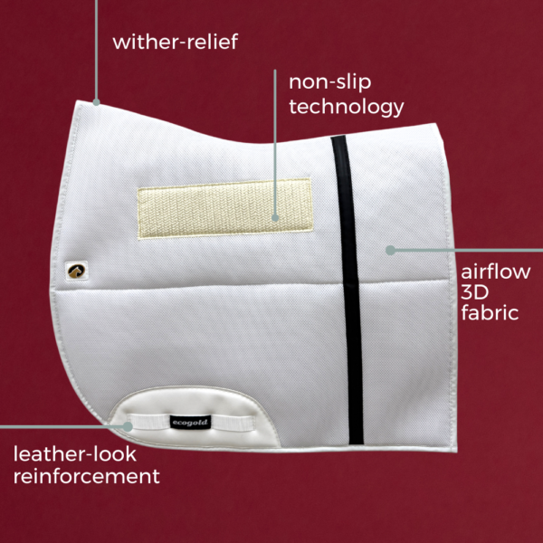 Vertical™ Dressage Saddle Pad with Memory Foam - Image 2