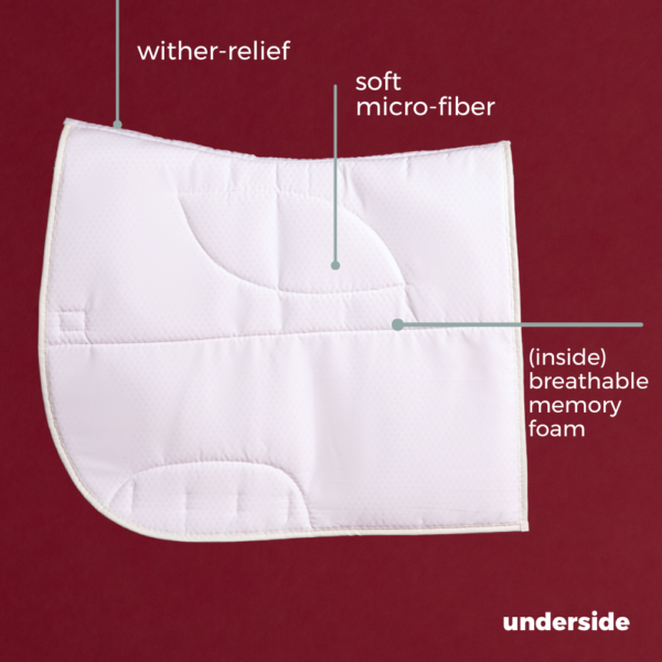 Vertical™ Dressage Saddle Pad with Memory Foam - Image 3
